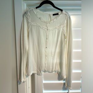 Zara white blouse